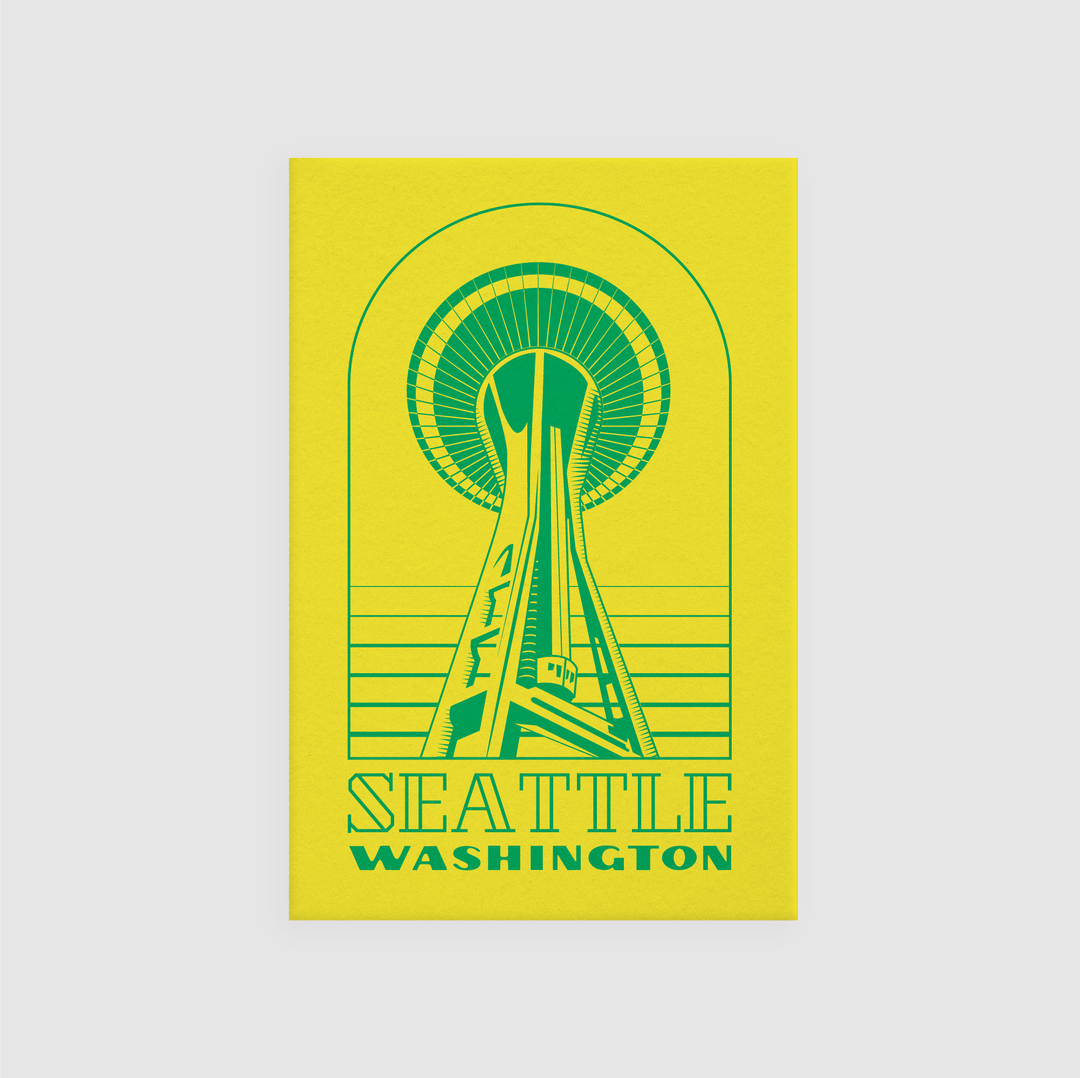 Seattle Retro Perspective Postcard - Pike Street Press