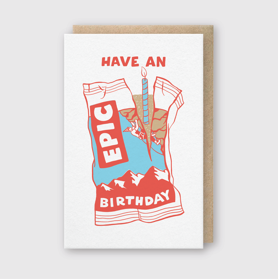 Snack Bar Birthday Greeting Card