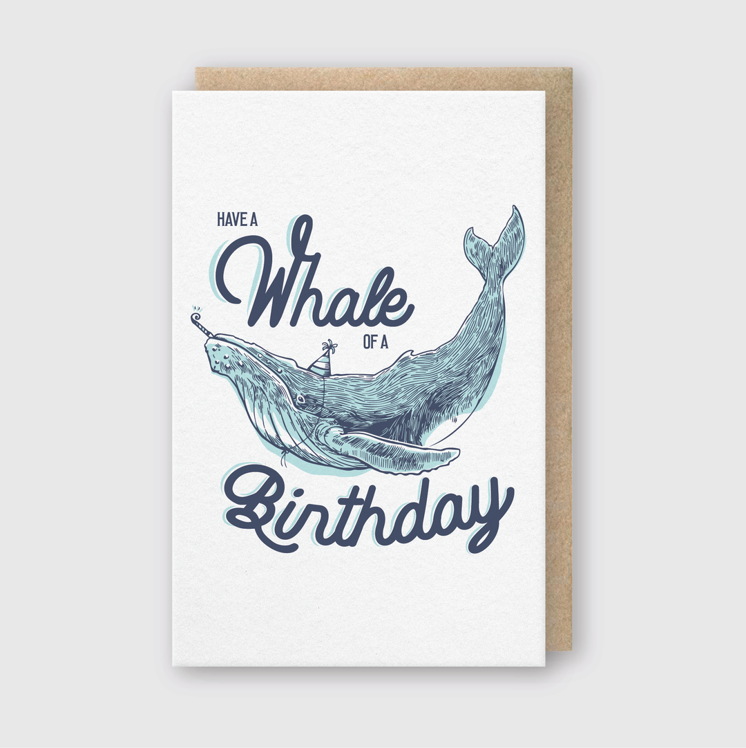 Whale of a Birthday Greeting Card