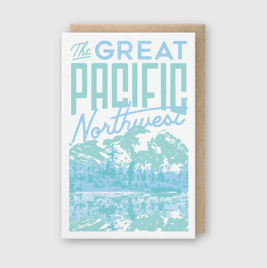 The Great Pacific North West Greeting Card