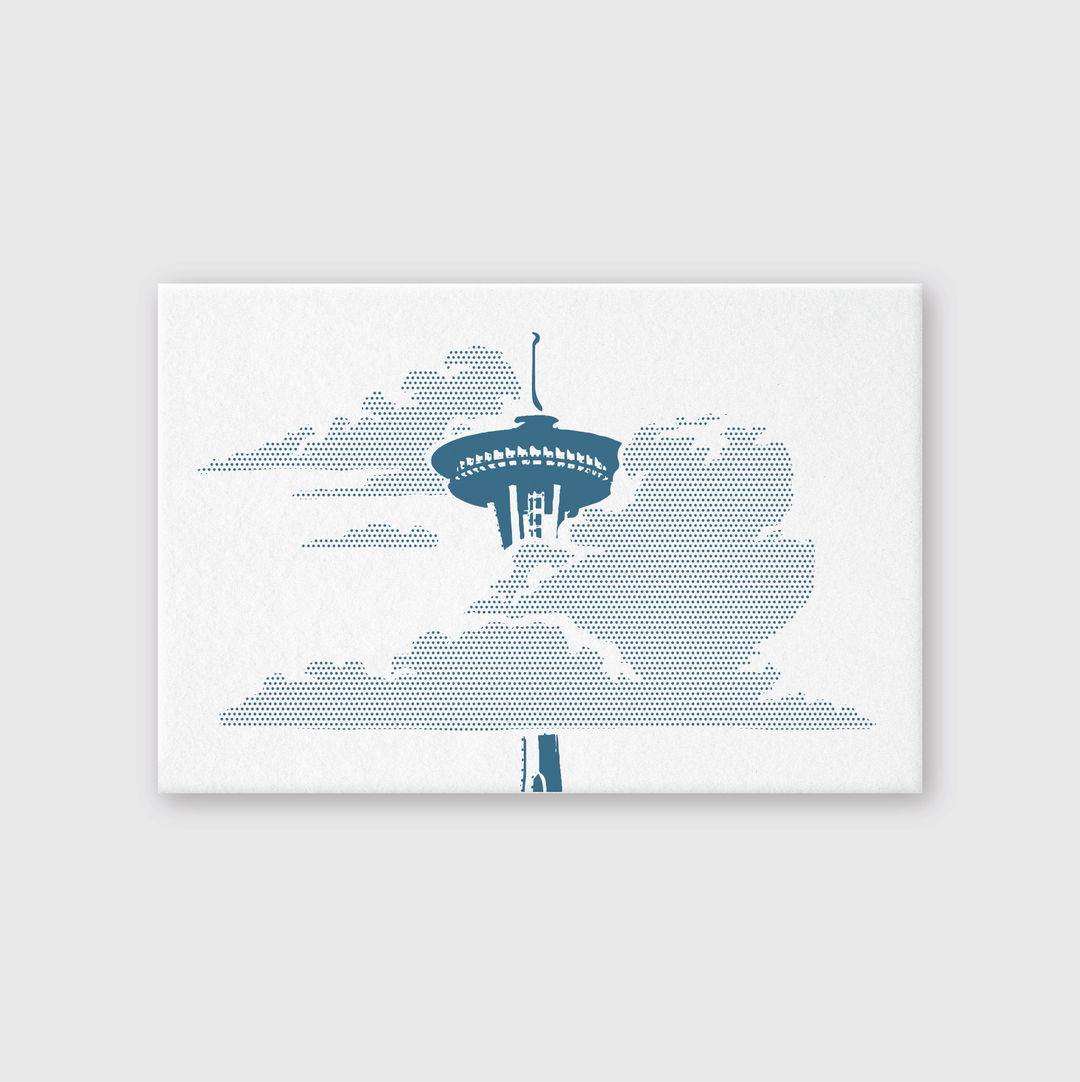 Needle Halftone Postcard - Pike Street Press