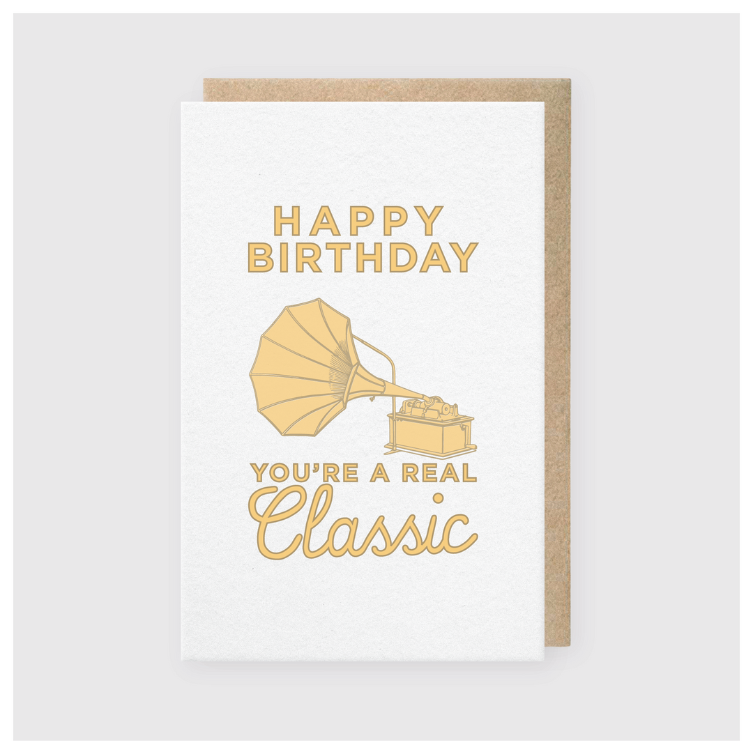 Classic Birthday Greeting Card