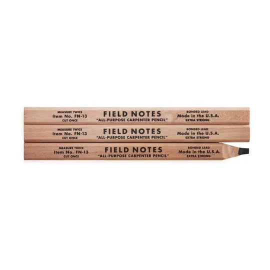 Field Notes Carpenter Pencil 3-Pack