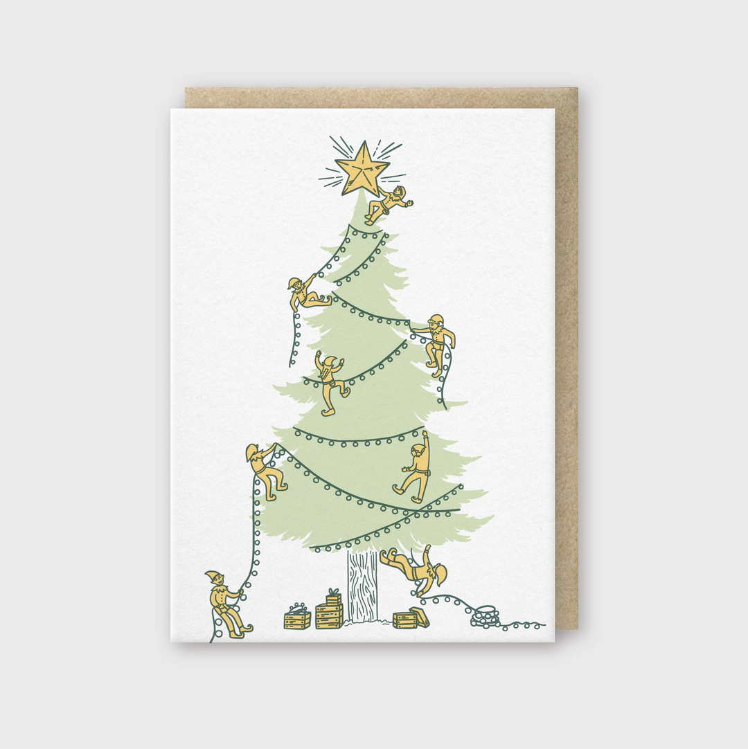Tree Climbers Greeting Card