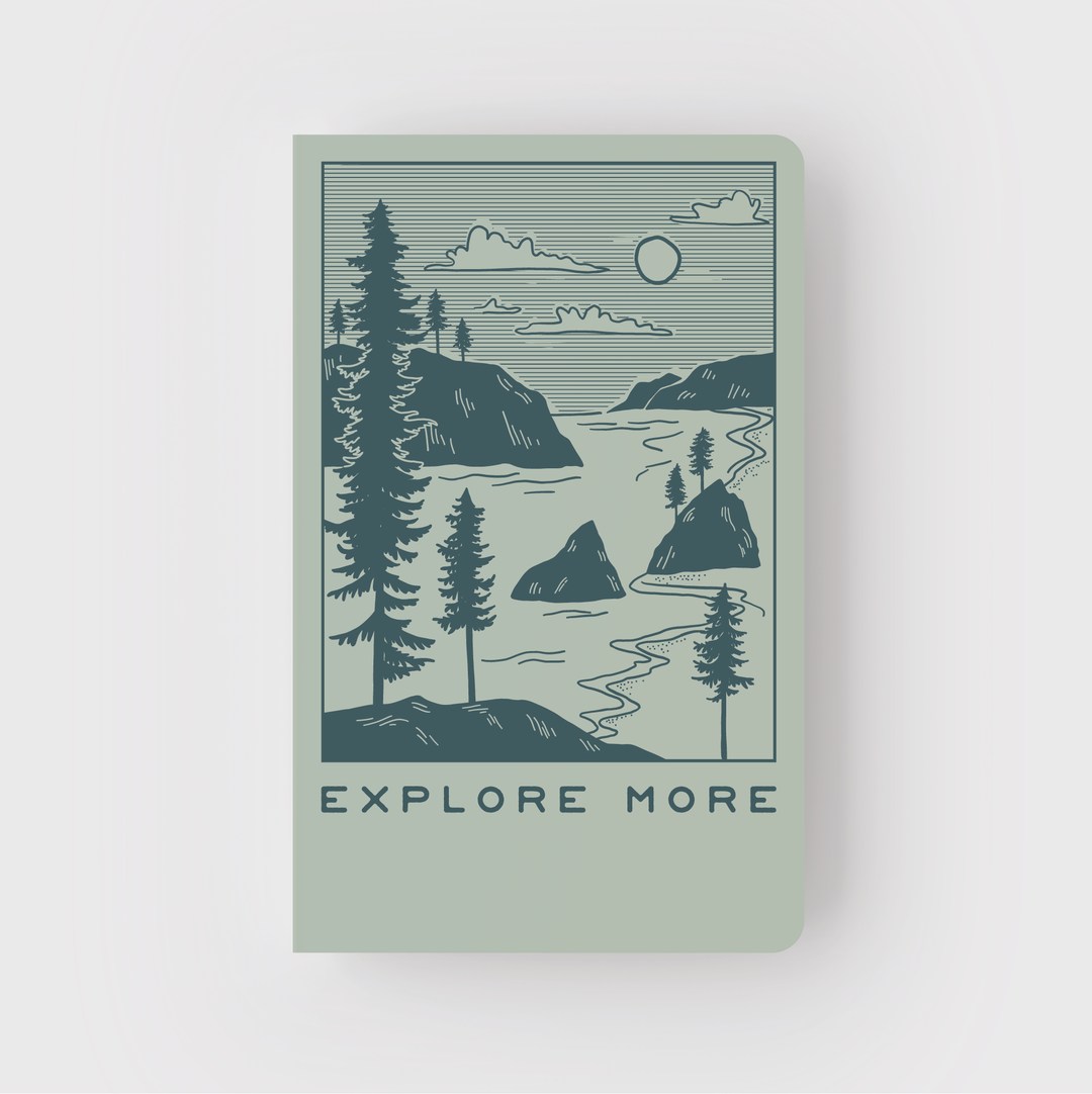 Explore More Letterpress Notebook