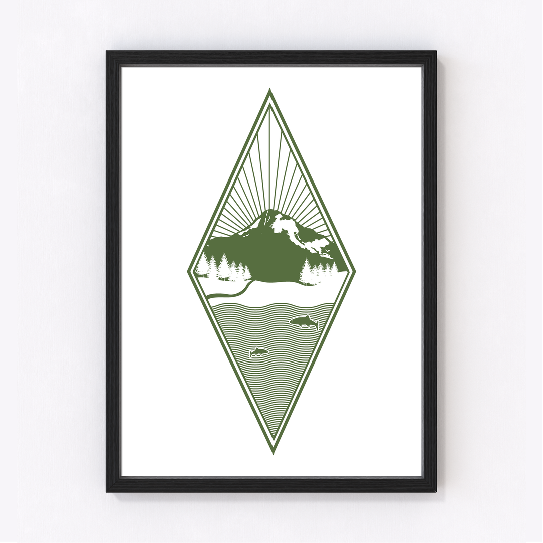 Best Coast Diamond Art Print