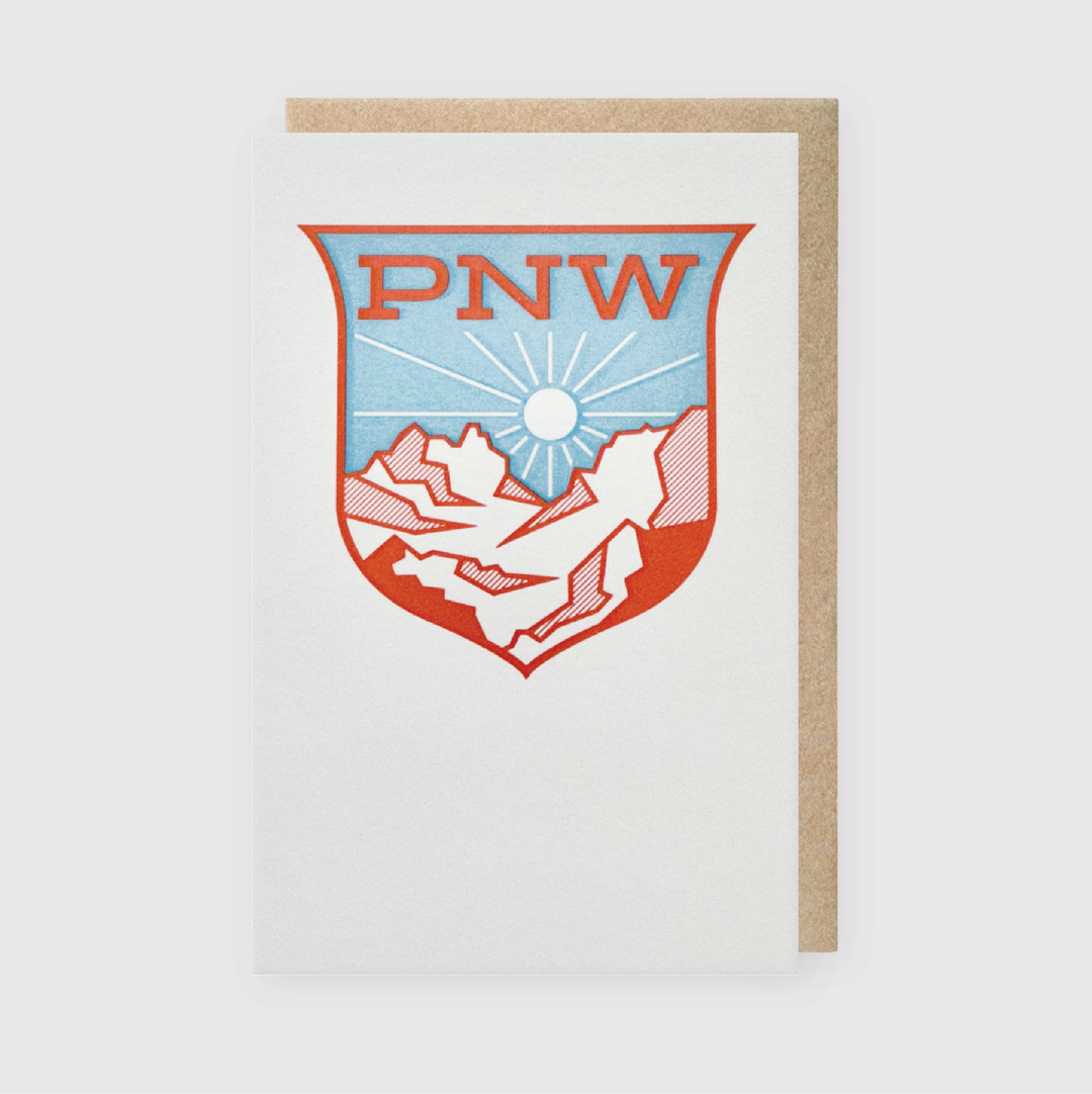 PNW Badge Greeting Card (*Ltd)