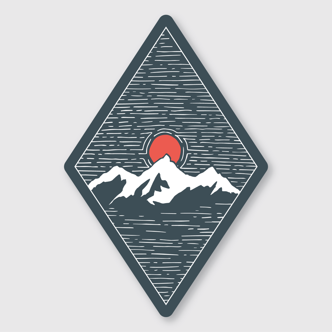 Mountainscape Sticker