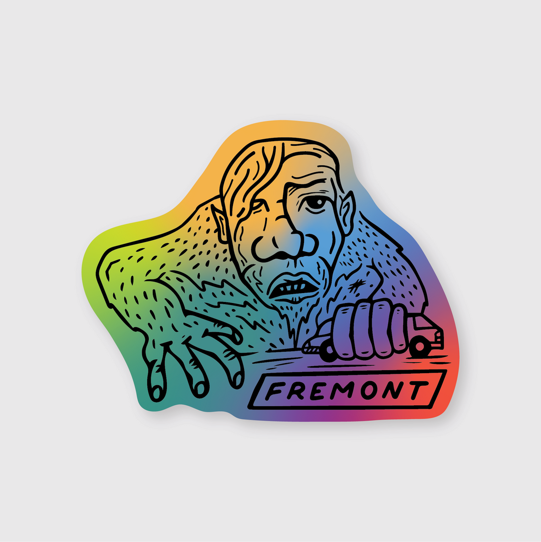 Trippy Fremont Troll Sticker