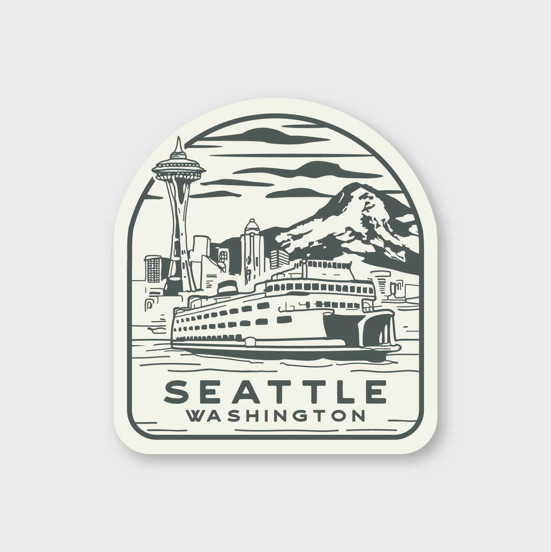 Seattle Lino Sticker