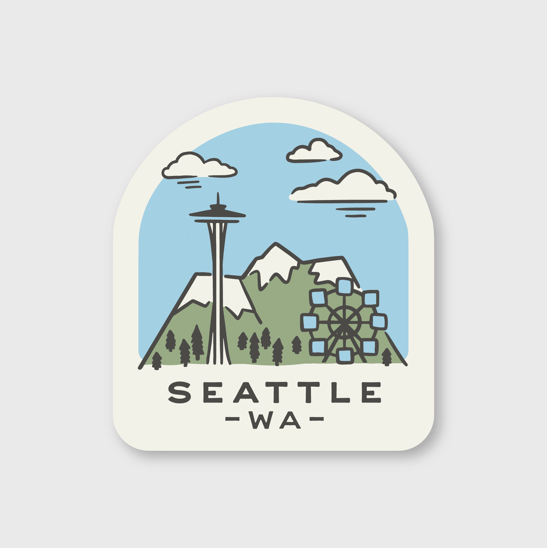Seattle Doodle Sticker