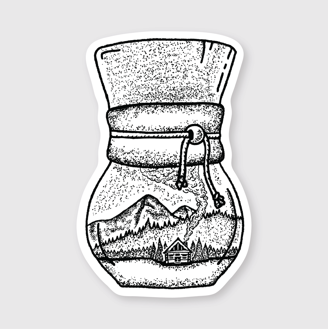 Chemex Cabin Sticker