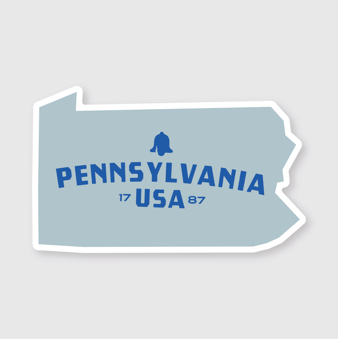 Pennsylvania Simple State Sticker