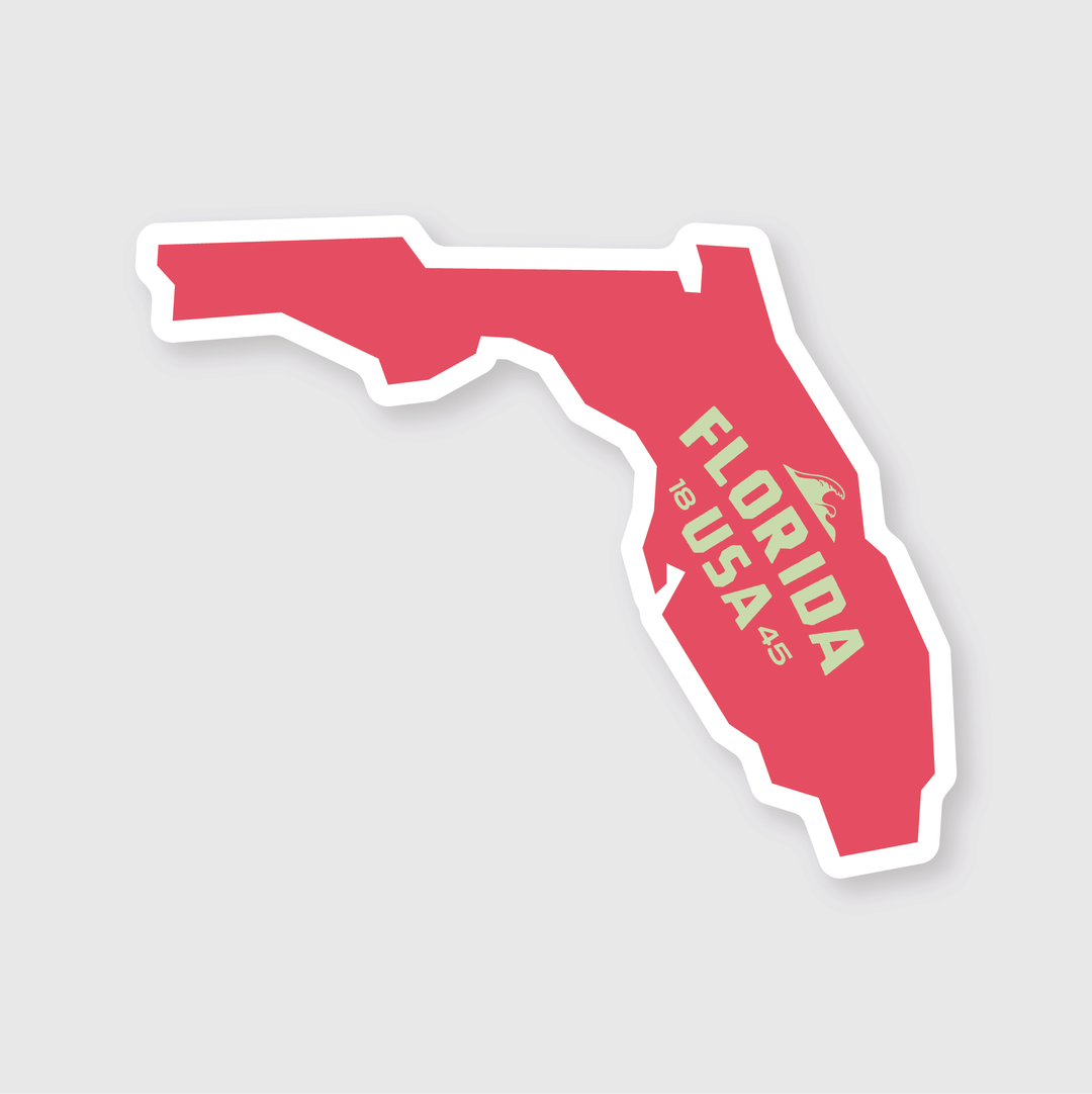 Florida Simple State Sticker