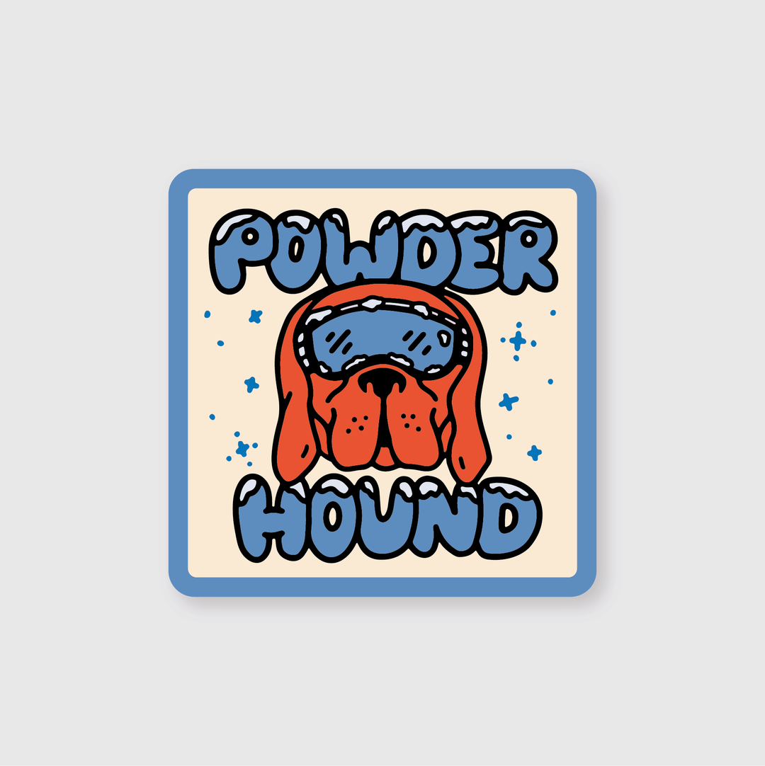 Powder Hound Sticker