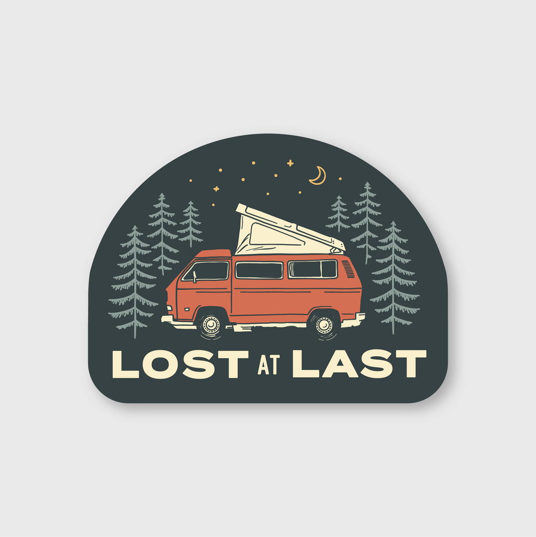 Lost at Last Sticker