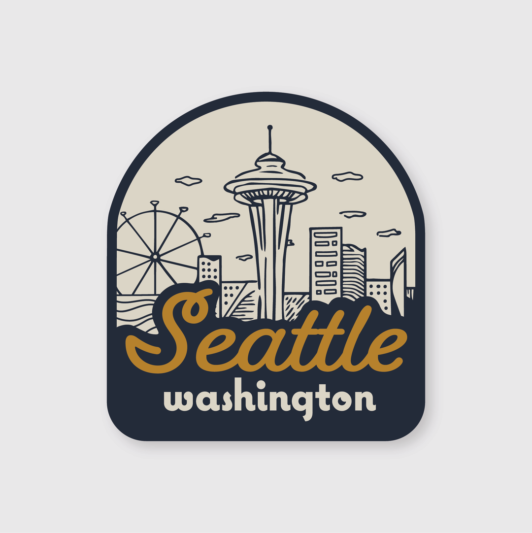 Seattle Classy Waterfront Sticker