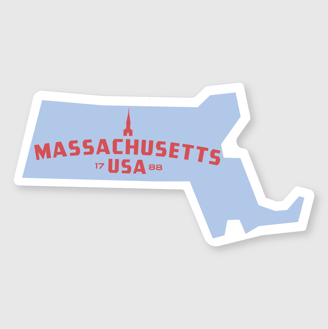 Massachusetts Simple Sticker