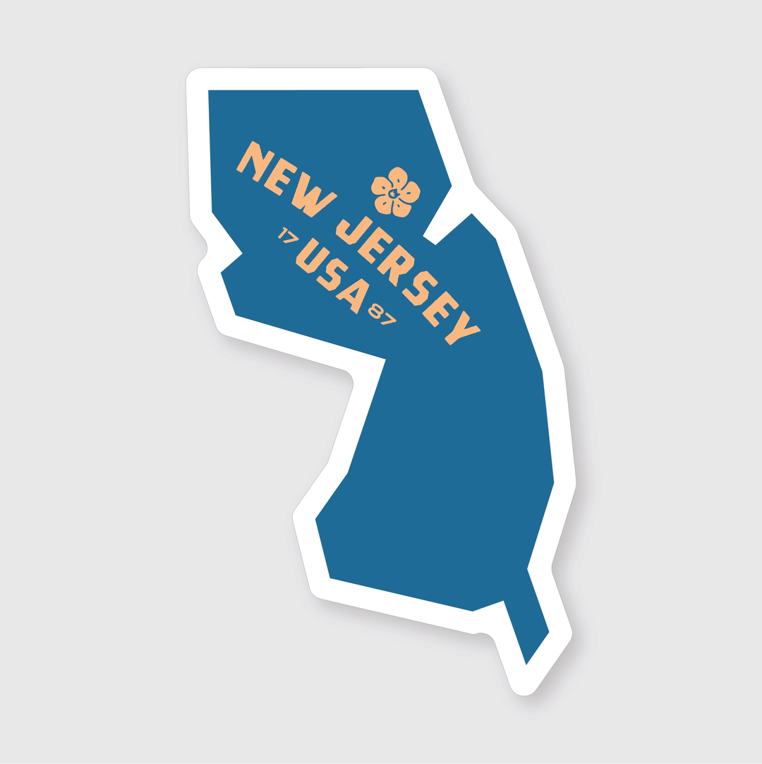 New Jersey Simple Sticker