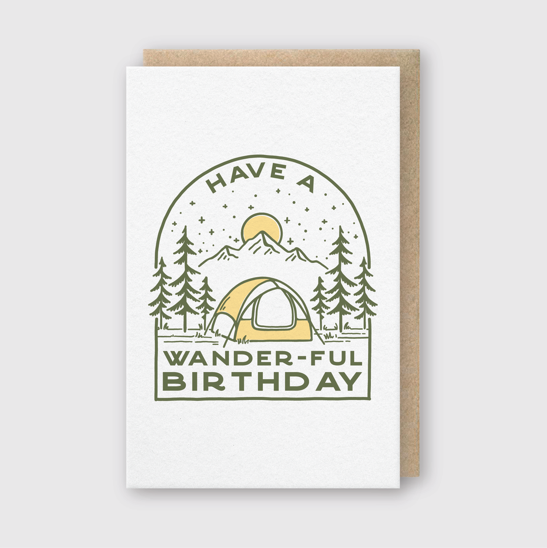 Wander-ful Birthday Greeting Card