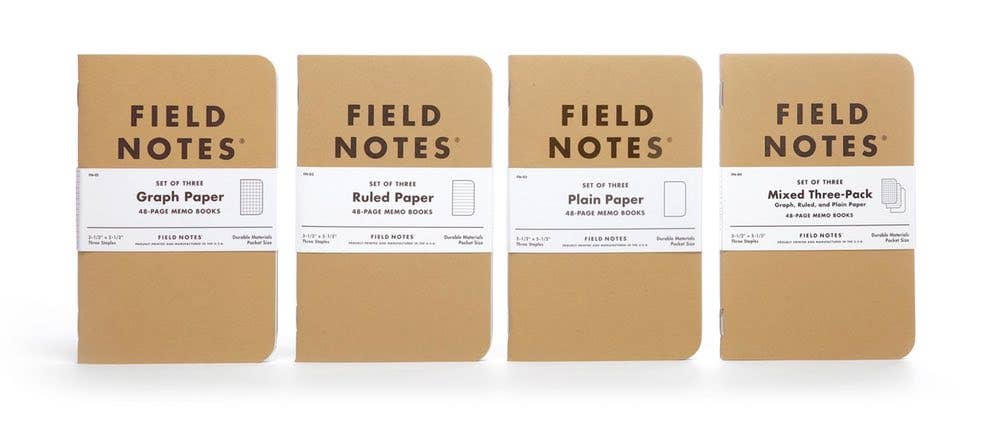 Original Kraft 3-Packs: Ruled