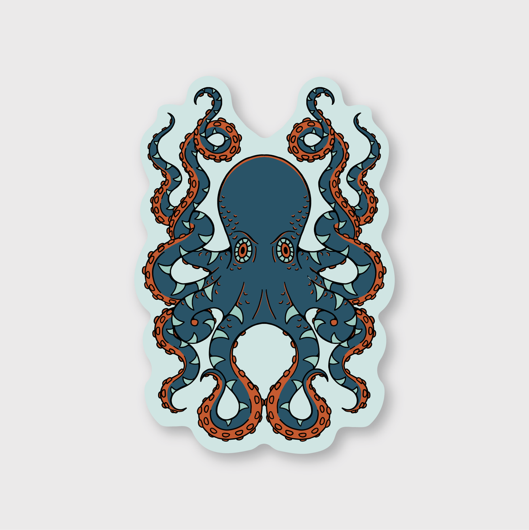 Bold Octopus Sticker - Pike Street Press