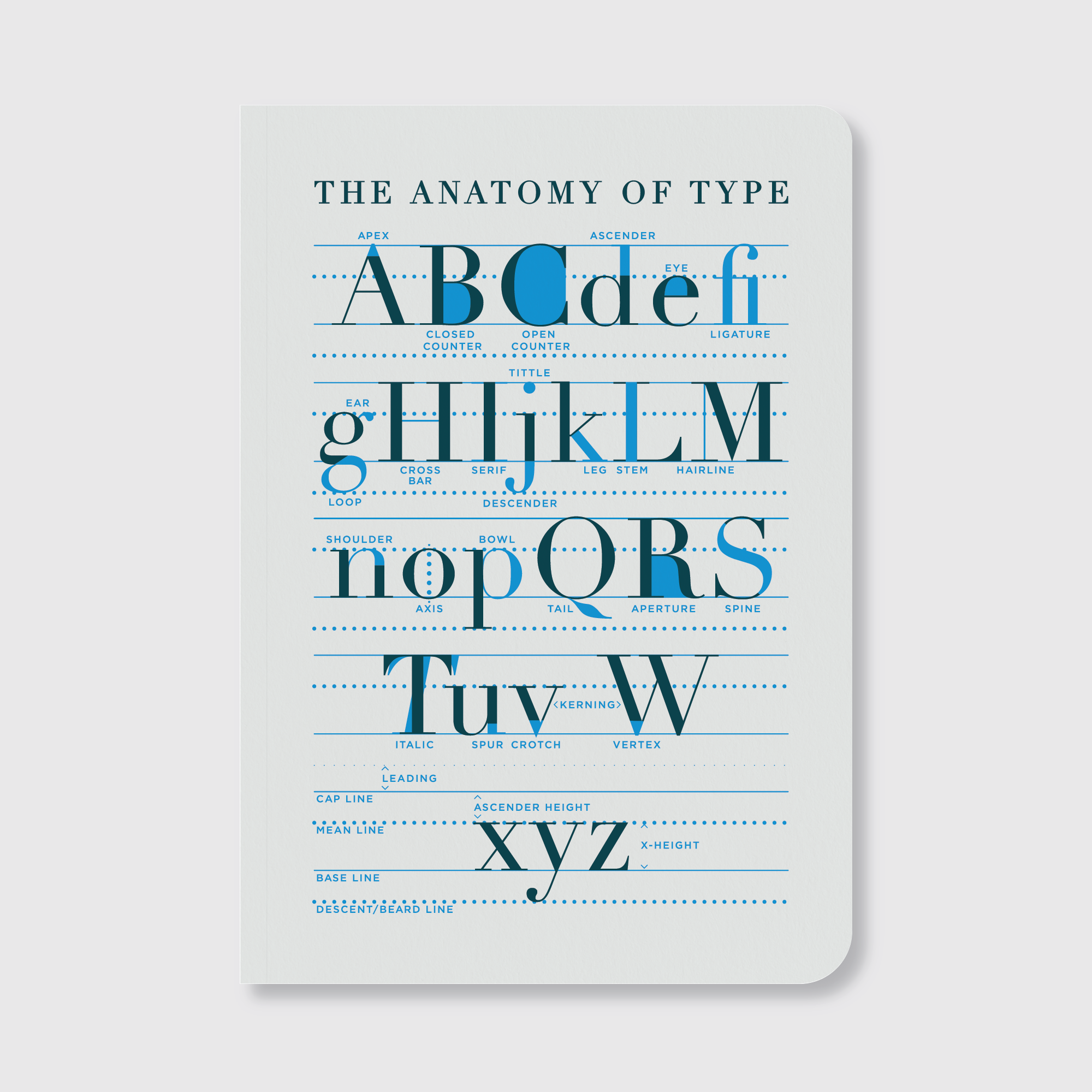 Anatomy of Type Notebook – Pike Street Press