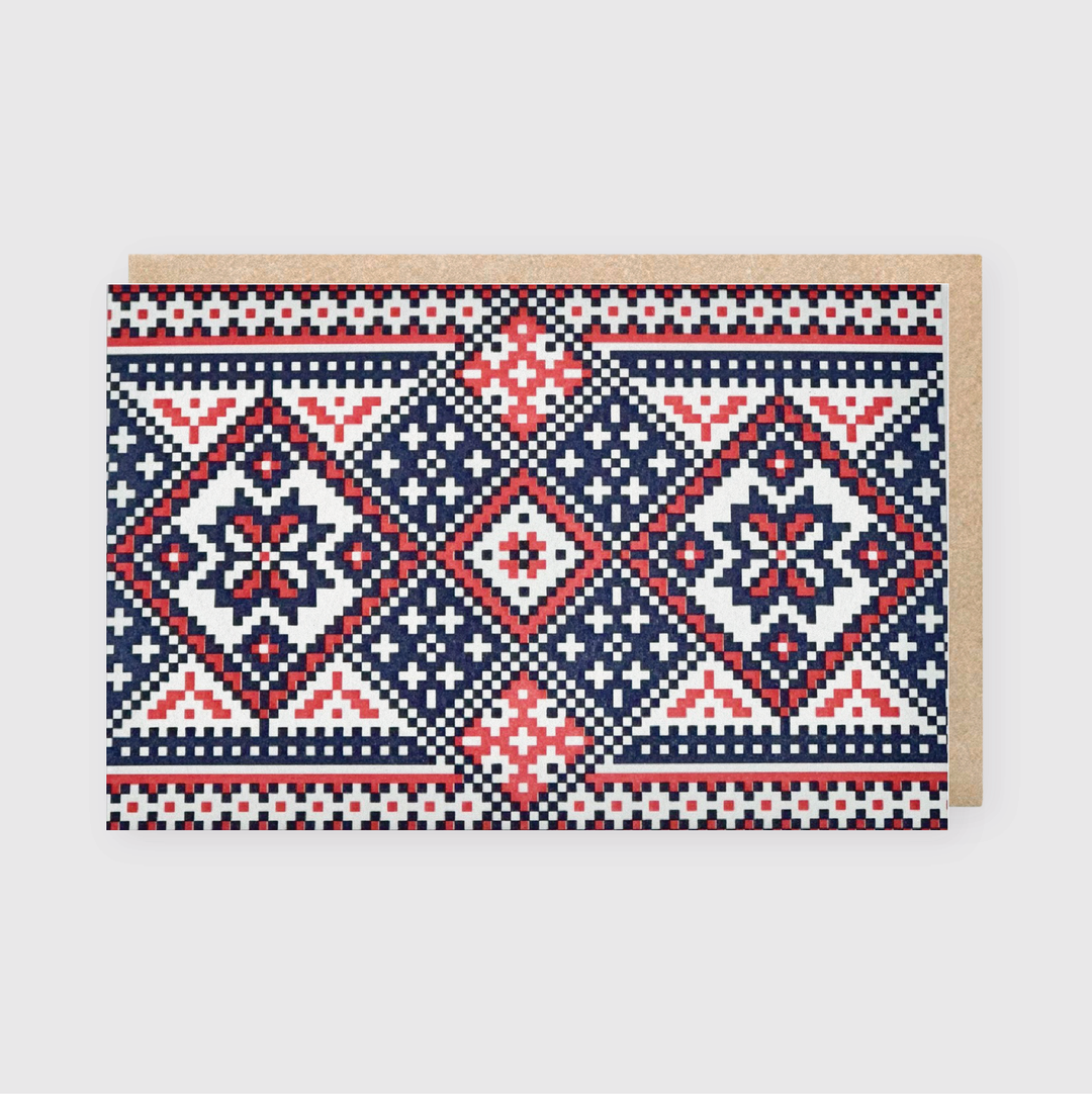 Nordic Pattern Greeting Card (*Ltd)