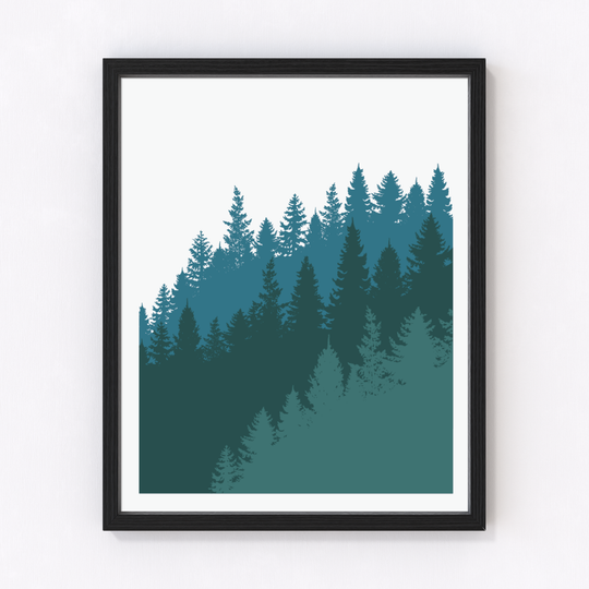 Treeline Art Print