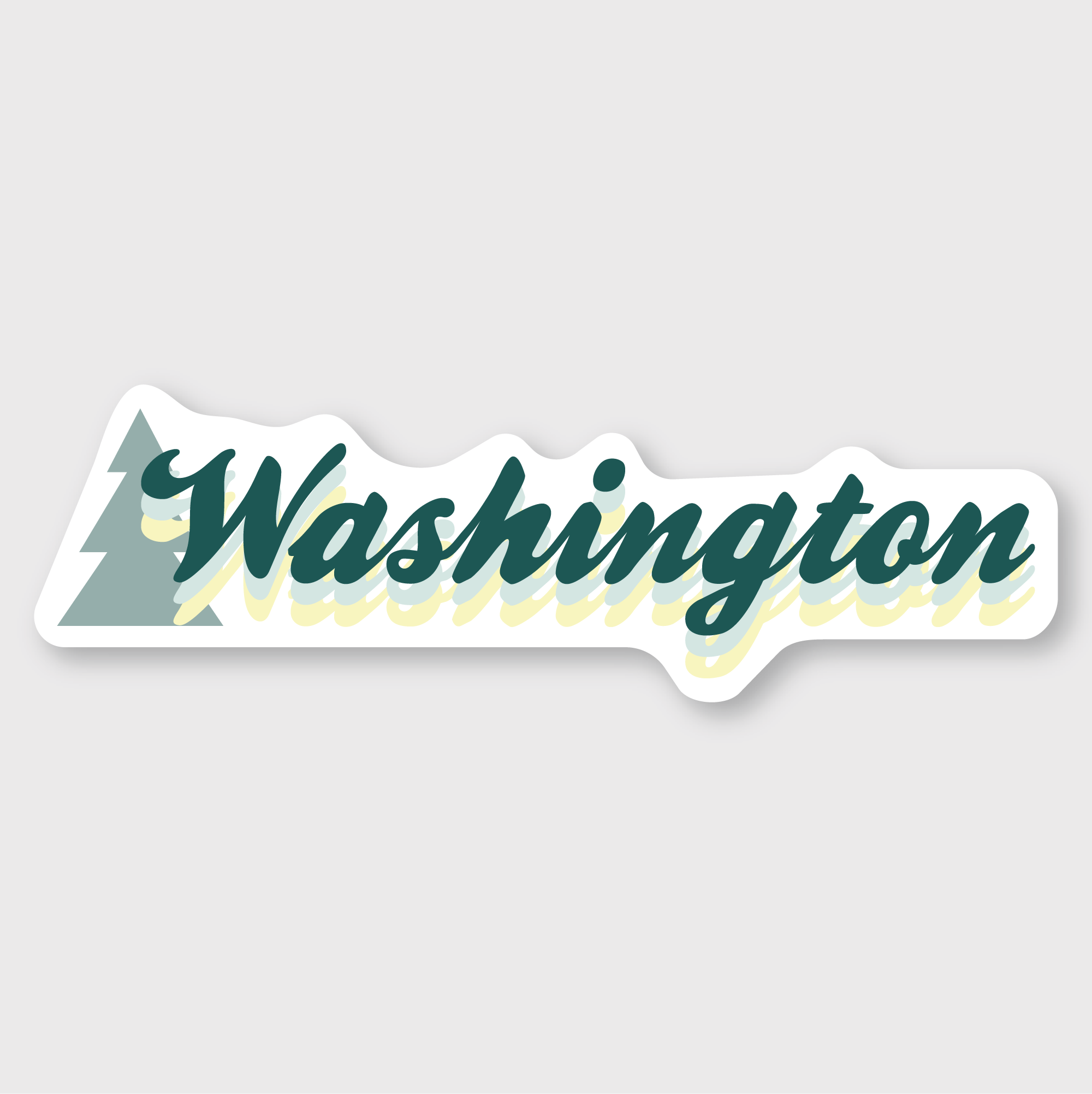 Washington Script Sticker – Pike Street Press