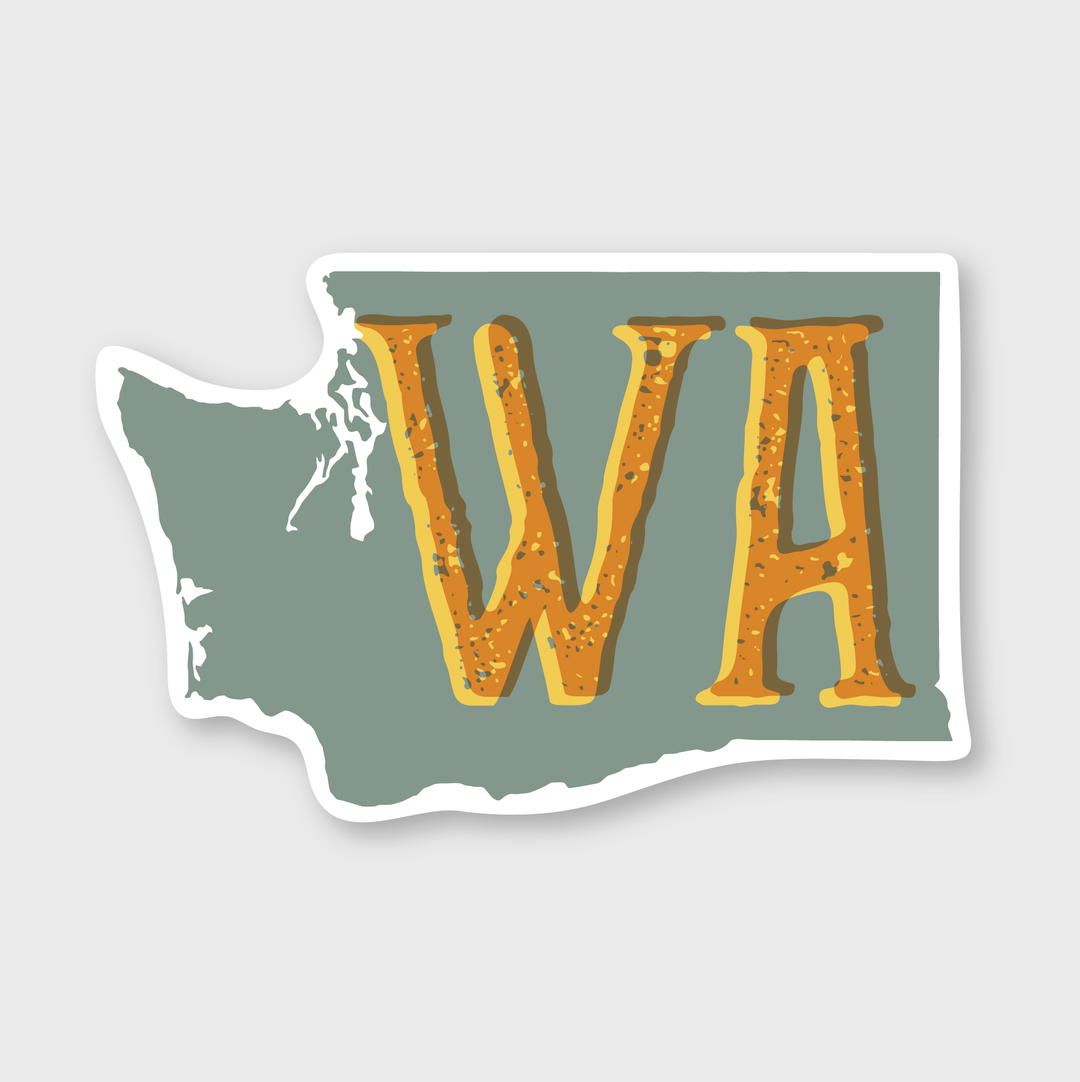 Washington Overprint Sticker – Pike Street Press
