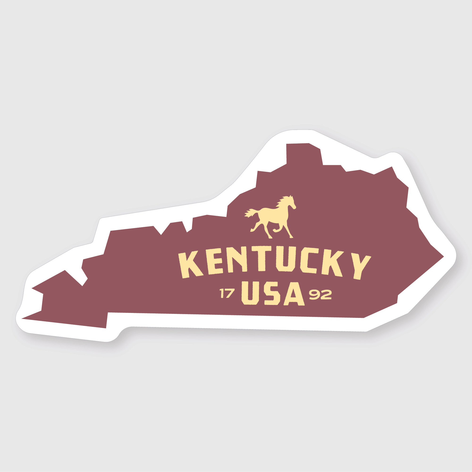Ky's Sticker Kentucky Simple Sticker – Pike Street Press