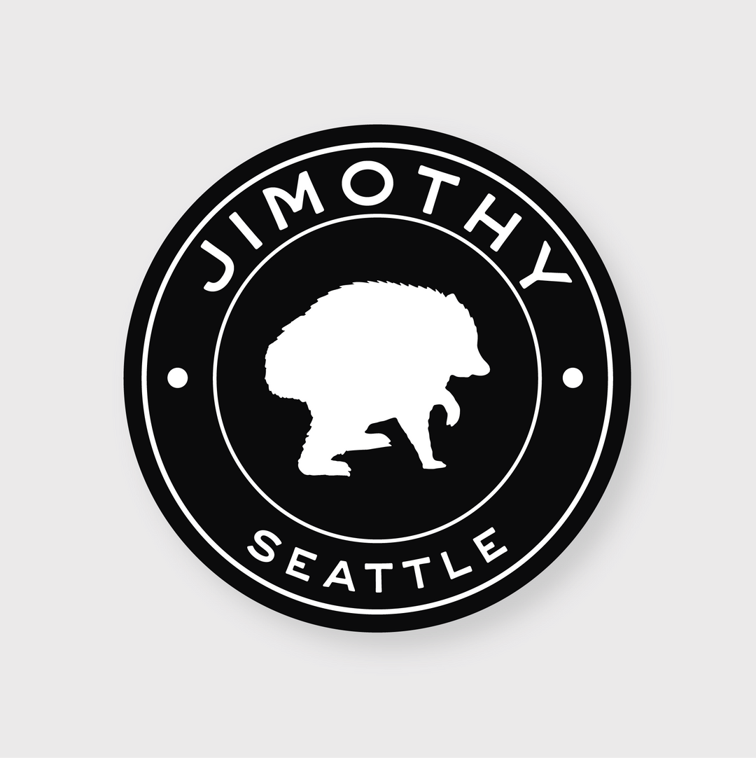 Jimothy Badge Sticker