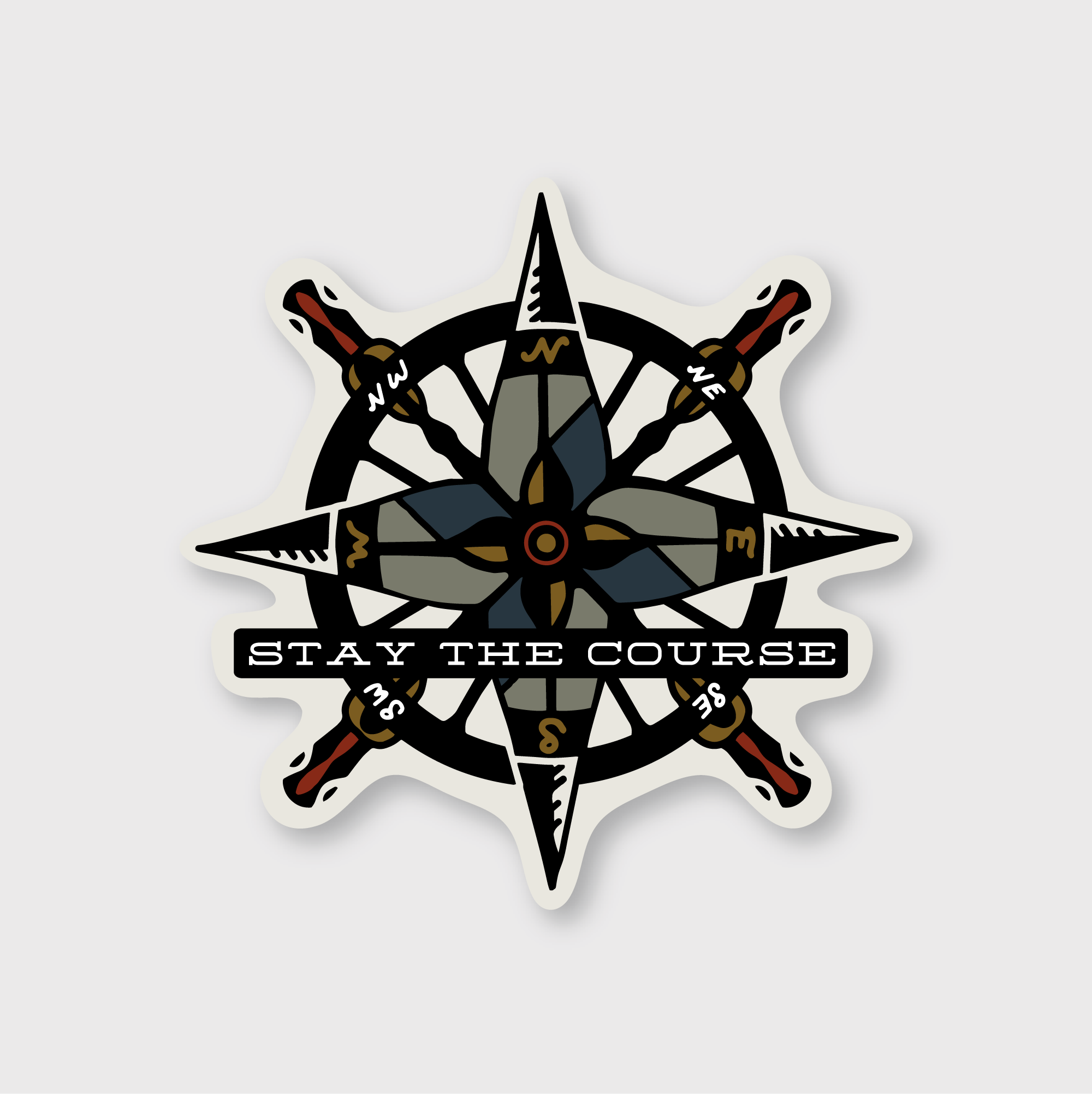 Stay The Course Sticker – Pike Street Press