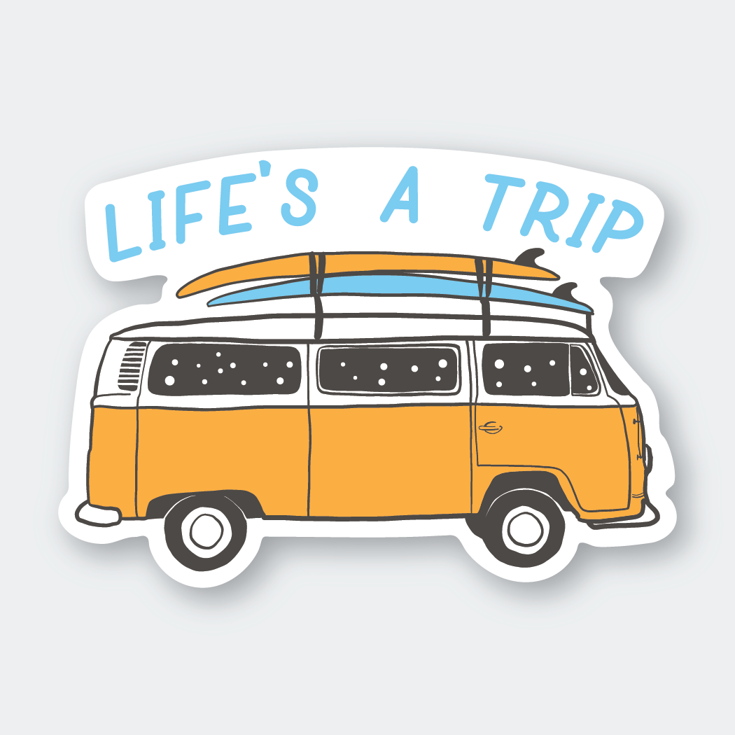 enjoy your trip sticker