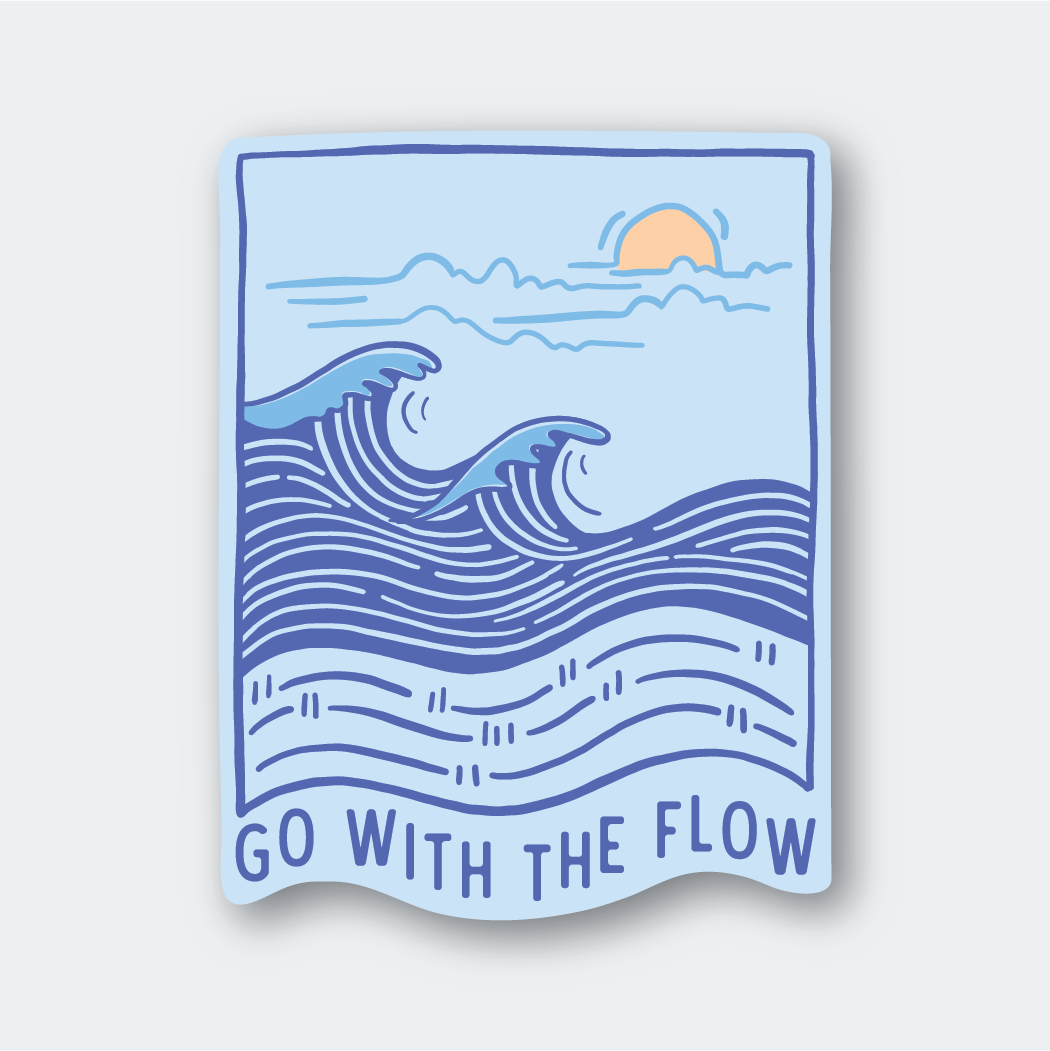 Go With The Flow Sticker | Pike St. Press